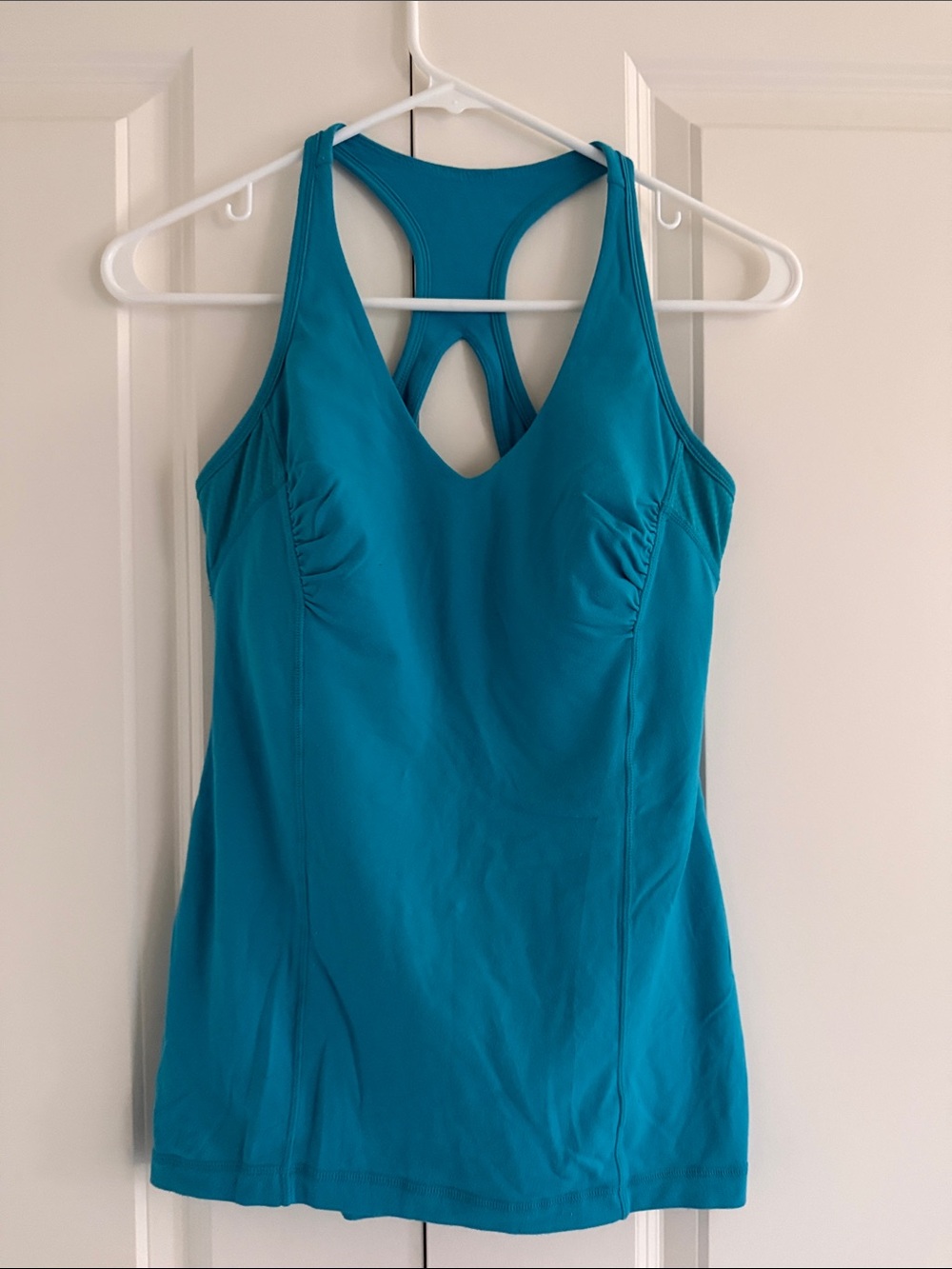 lululemon athletica Teal V-Neck Racerback Tank